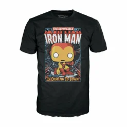 Marvel: Holiday - Iron Man Glow in the Dark Pop! Vinyl Figure & T-Shirt Box Set