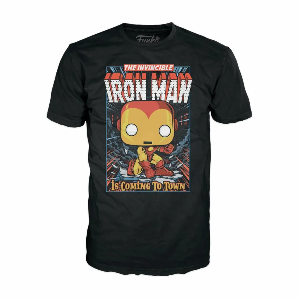 Marvel: Holiday - Iron Man Glow in the Dark Pop! Vinyl Figure & T-Shirt Box Set