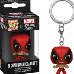 Marvel: Lucha Libre Edition - El Chimichanga De La Muerte Deadpool Pop! Vinyl Figure Pocket Pop! Vinyl Keychain