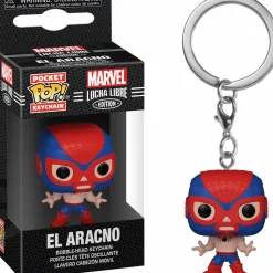 Marvel: Lucha Libre Edition - El Aracno Spider-Man Pocket Pop! Vinyl Keychain