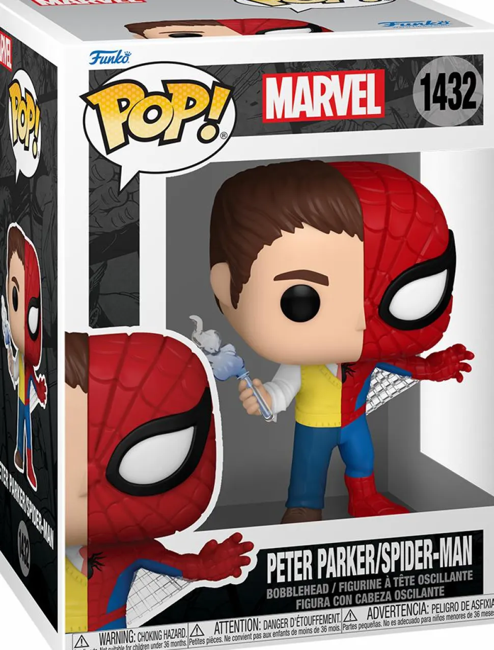 Marvel: Split - Peter Parker/Spider-Man Pop! Vinyl Figure