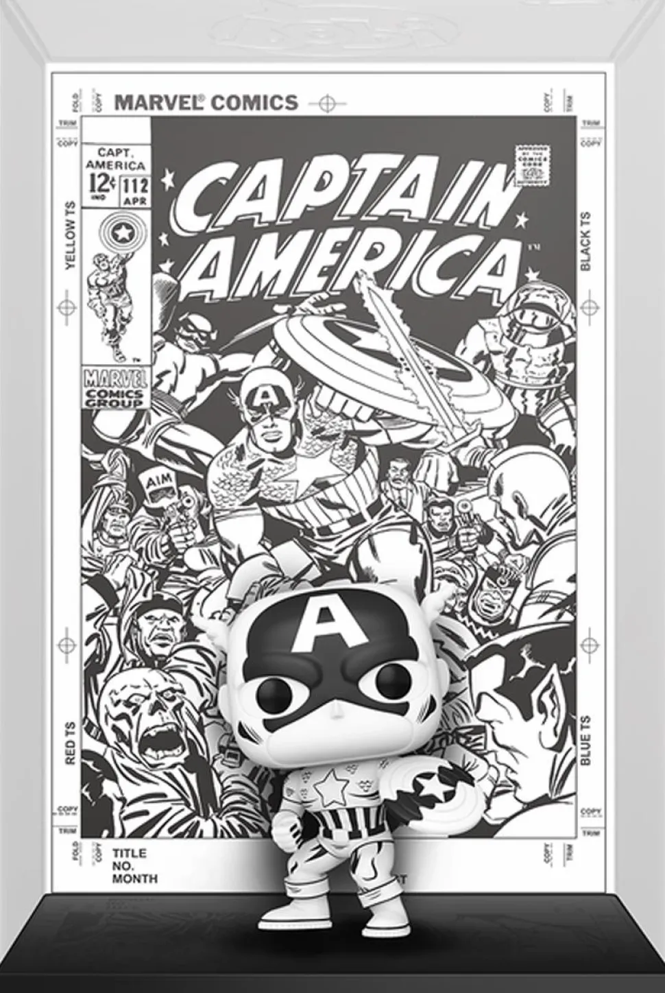 Marvel: 85th Anniversary - Captain America #112 Pop! Comic Covers Vinyl Figure