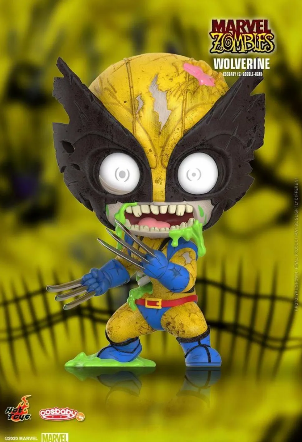 Marvel Zombies - Wolverine Cosbaby (S) Hot Toys Figure