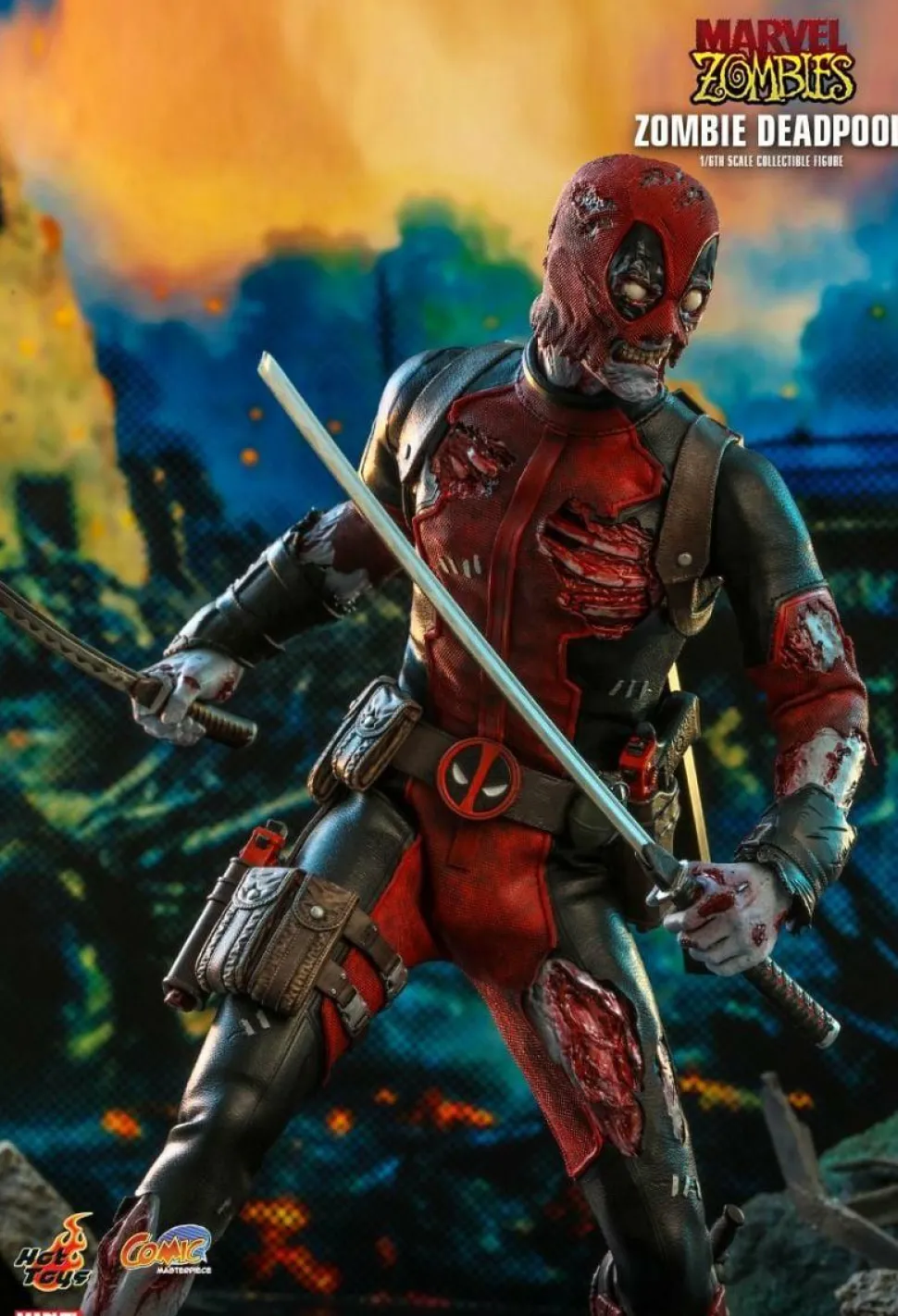 Marvel Zombies - Zombie Deadpool 1/6th Scale Hot Toys Action Figure
