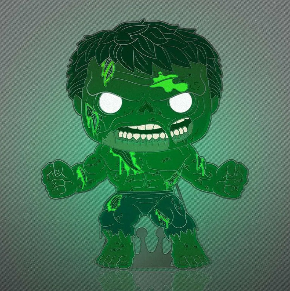 Marvel Zombies - Zombie Hulk Glow-in-the-Dark 4" Enamel Pop! Pin