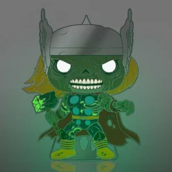 Marvel Zombies - Zombie Thor Glow-in-the-Dark 4" Enamel Pop! Pin