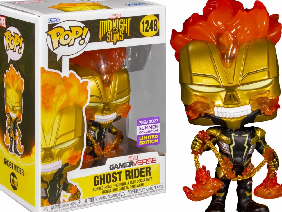 Marvel's Midnight Suns (2022) - Ghost Rider Pop! Vinyl Figure (2023 Summer Convention Exclusive)