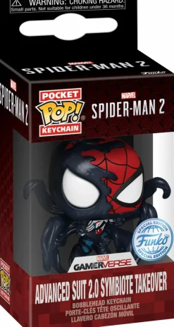 Marvel's Spider-Man 2 - Advanced Suit 2.0 Symbiote Takeover Pocket Pop! Keychain