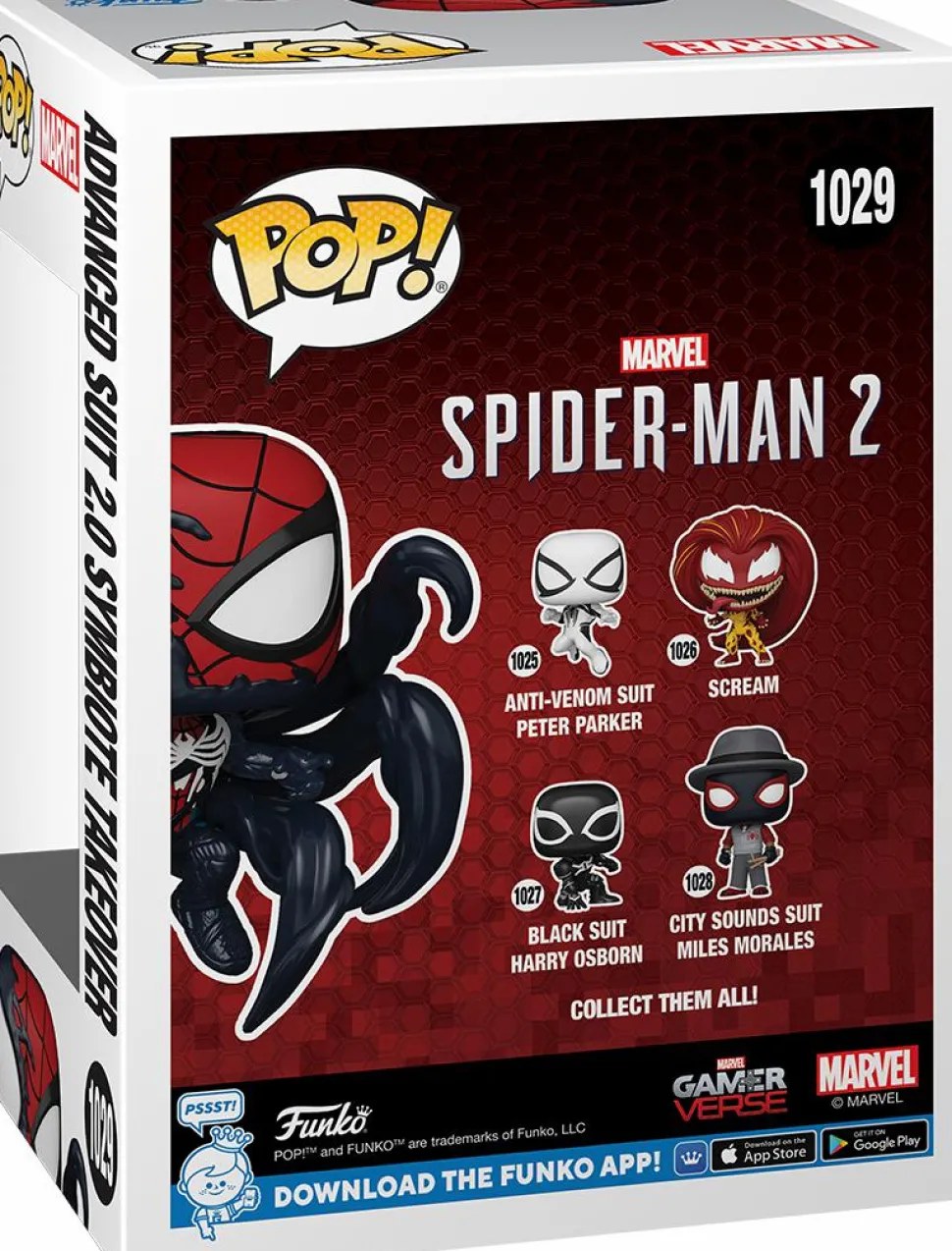 Marvel's Spider-Man 2 - Advanced Suit 2.0 Symbiote Takeover Pop! Vinyl Figure