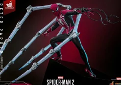 Marvel's Spider-Man 2 - Peter Parker (Advanced Suit 2.0) (Red and Black Suit Style) 1/6th Scale Hot Toys Action Figure (Hot Toys Exclusive)