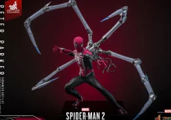 Marvel's Spider-Man 2 - Peter Parker (Advanced Suit 2.0) (Red and Black Suit Style) 1/6th Scale Hot Toys Action Figure (Hot Toys Exclusive)