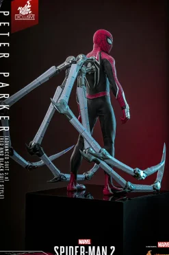 Marvel's Spider-Man 2 - Peter Parker (Advanced Suit 2.0) (Red and Black Suit Style) 1/6th Scale Hot Toys Action Figure (Hot Toys Exclusive)