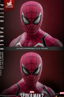 Marvel's Spider-Man 2 - Peter Parker (Advanced Suit 2.0) (Red and Black Suit Style) 1/6th Scale Hot Toys Action Figure (Hot Toys Exclusive)