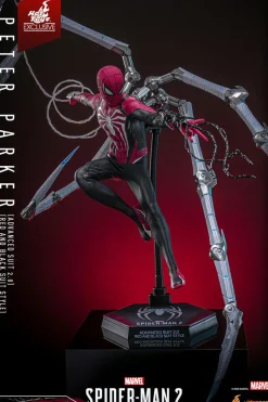 Marvel's Spider-Man 2 - Peter Parker (Advanced Suit 2.0) (Red and Black Suit Style) 1/6th Scale Hot Toys Action Figure (Hot Toys Exclusive)