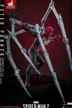 Marvel's Spider-Man 2 - Peter Parker (Advanced Suit 2.0) (Red and Black Suit Style) 1/6th Scale Hot Toys Action Figure (Hot Toys Exclusive)