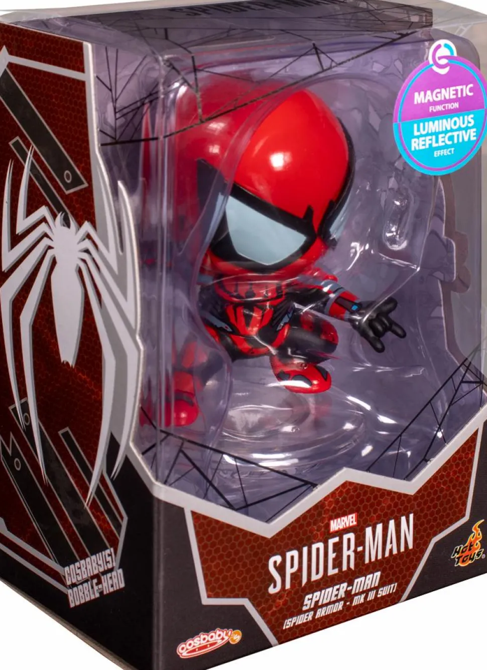 Marvel’s Spider-Man (2018) - Spider-Man Spider Armor Mark III Suit Cosbaby (S) Hot Toys Figure