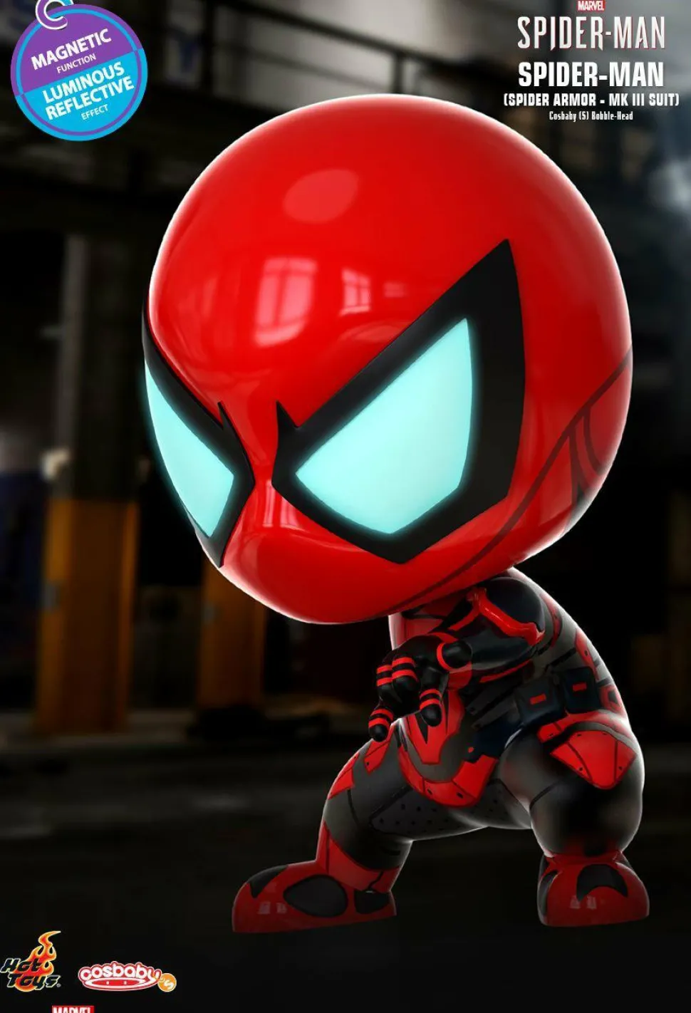 Marvel’s Spider-Man (2018) - Spider-Man Spider Armor Mark III Suit Cosbaby (S) Hot Toys Figure