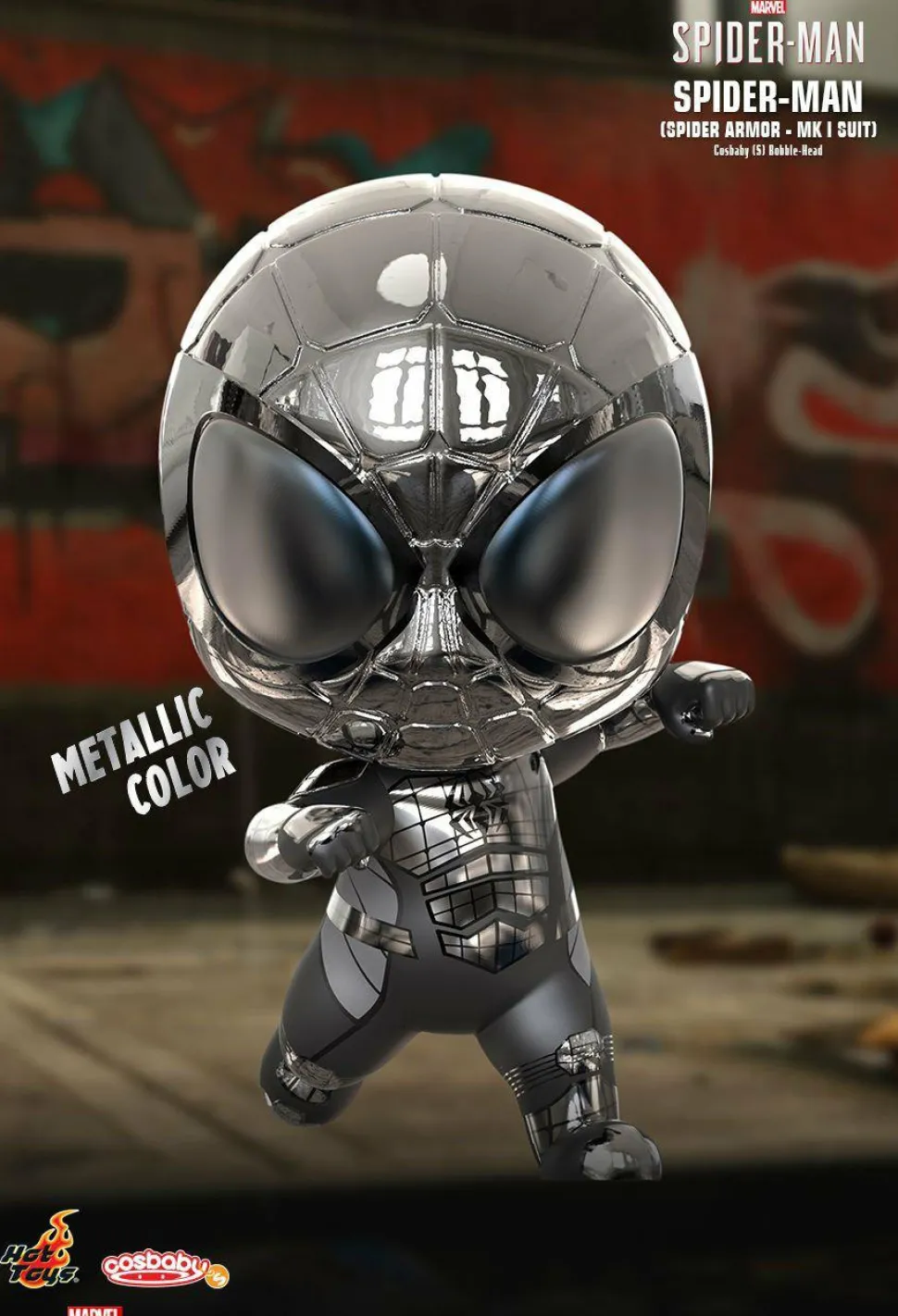 Marvel’s Spider-Man (2018) - Spider-Man Spider Armor Mark I Suit Cosbaby (S) Hot Toys Figure