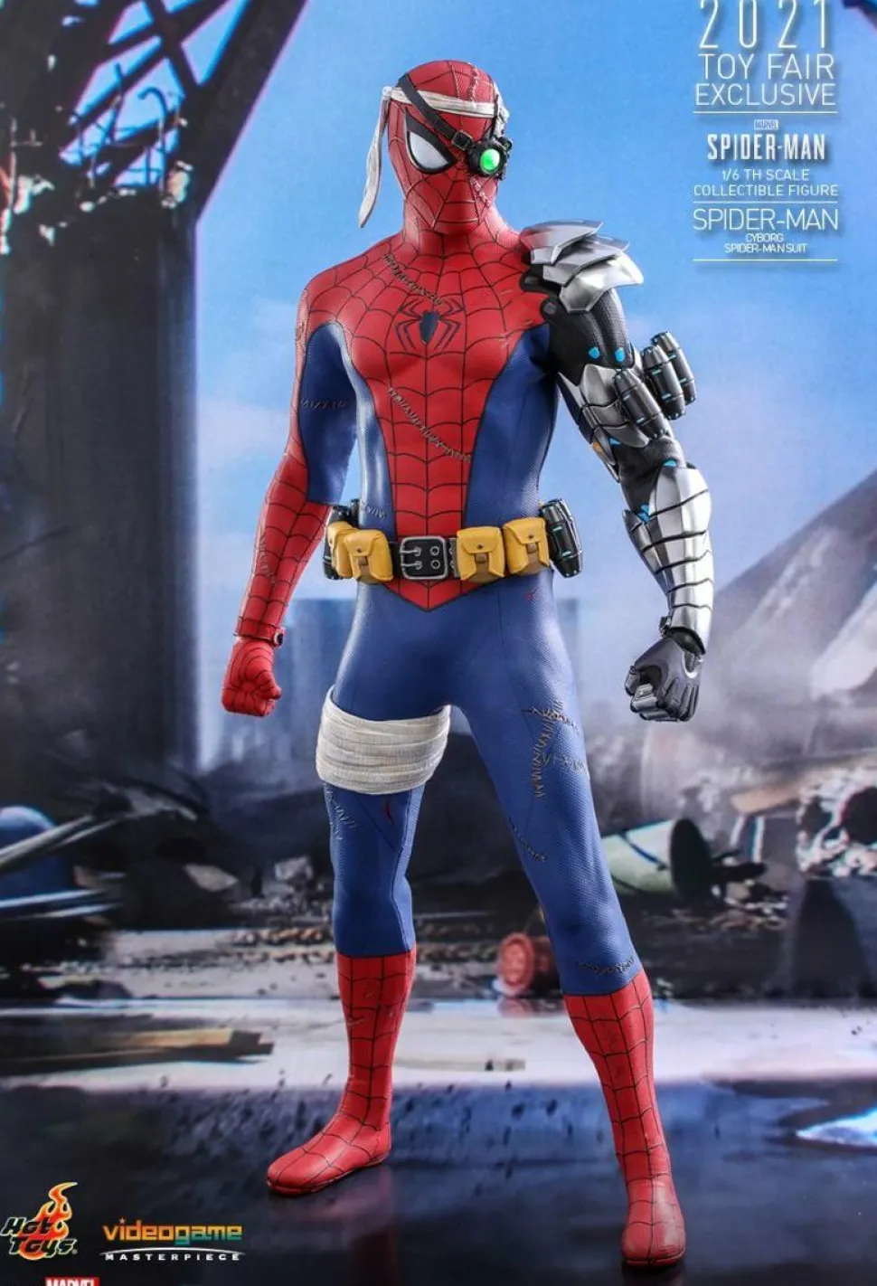 Marvel’s Spider-Man (2018) - Spider-Man in Cyborg Spider-Man Suit 1/6th Scale Hot Toys Action Figure (2021 Toy Fair Exclusive) (INT Sales Only)