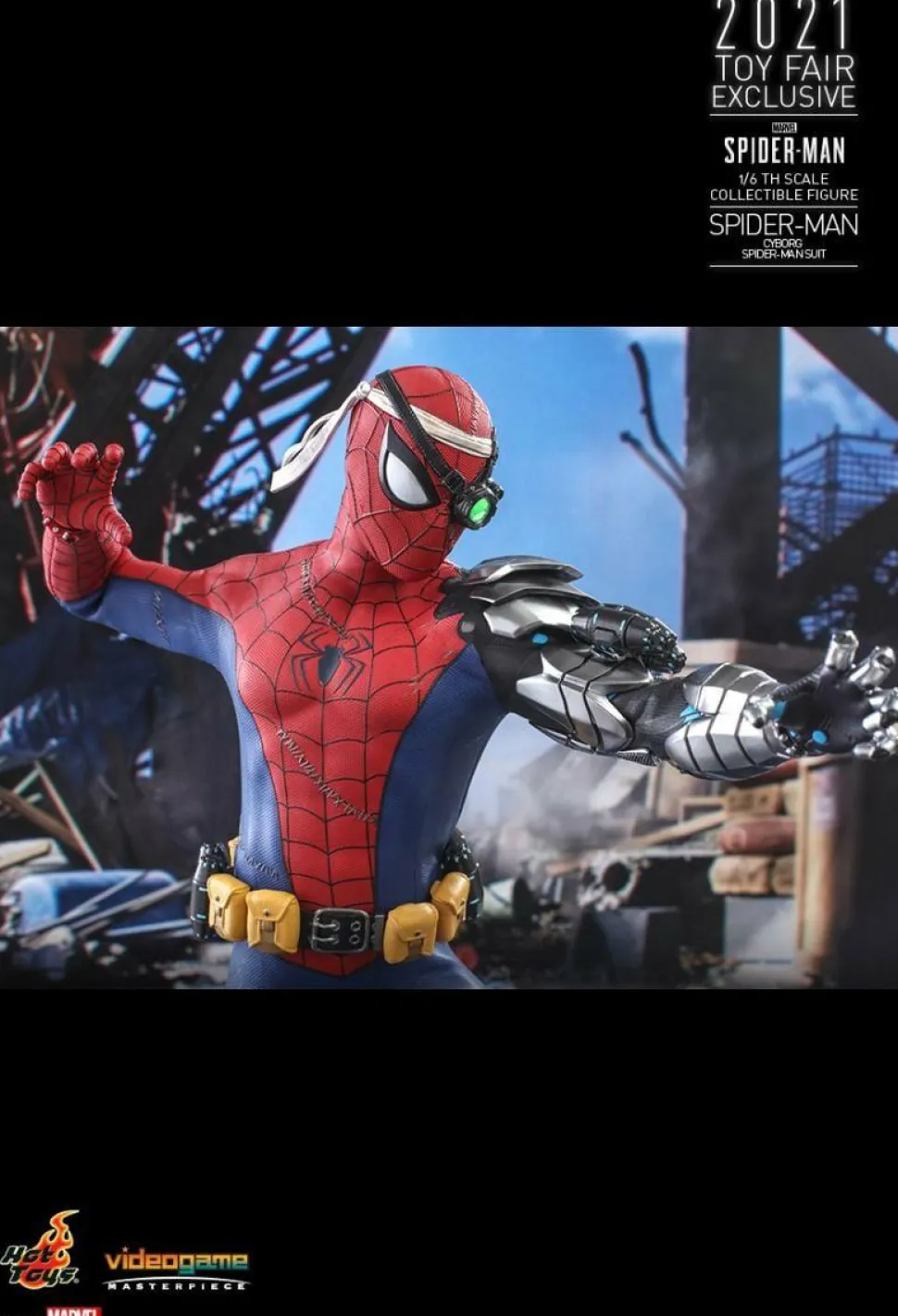Marvel’s Spider-Man (2018) - Spider-Man in Cyborg Spider-Man Suit 1/6th Scale Hot Toys Action Figure (2021 Toy Fair Exclusive) (INT Sales Only)