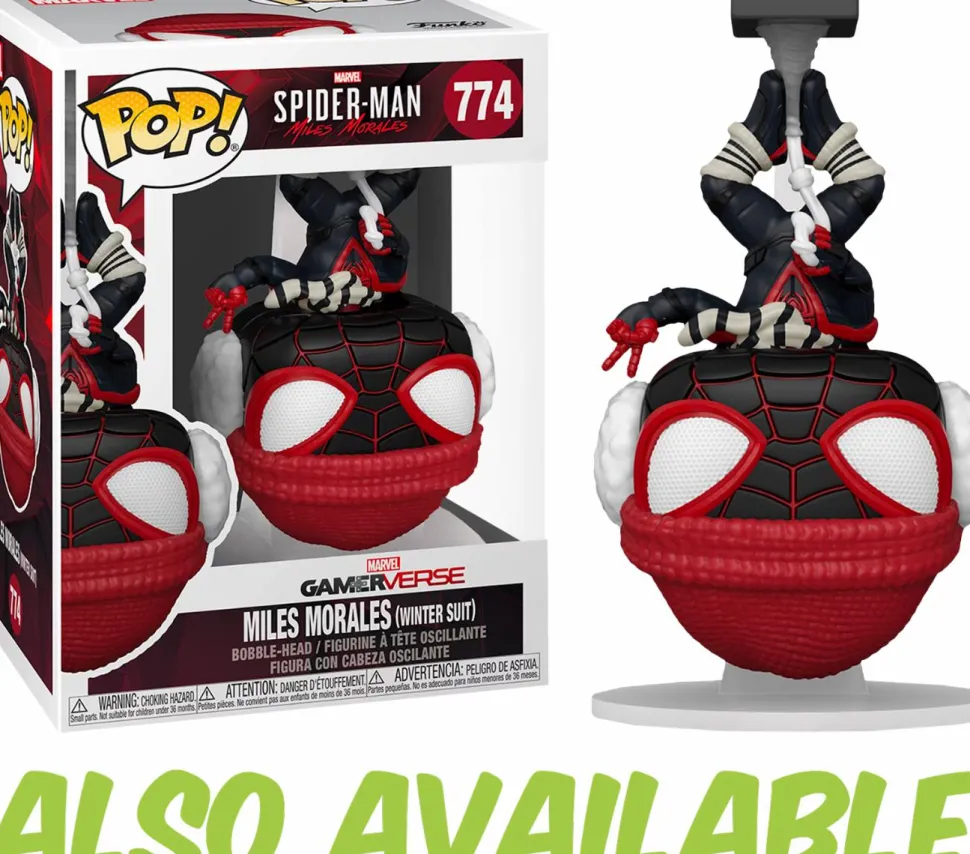 Marvel’s Spider-Man: Miles Morales - Miles Morales in Programmable Matter Suit Glow in the Dark Pop! Vinyl Figure