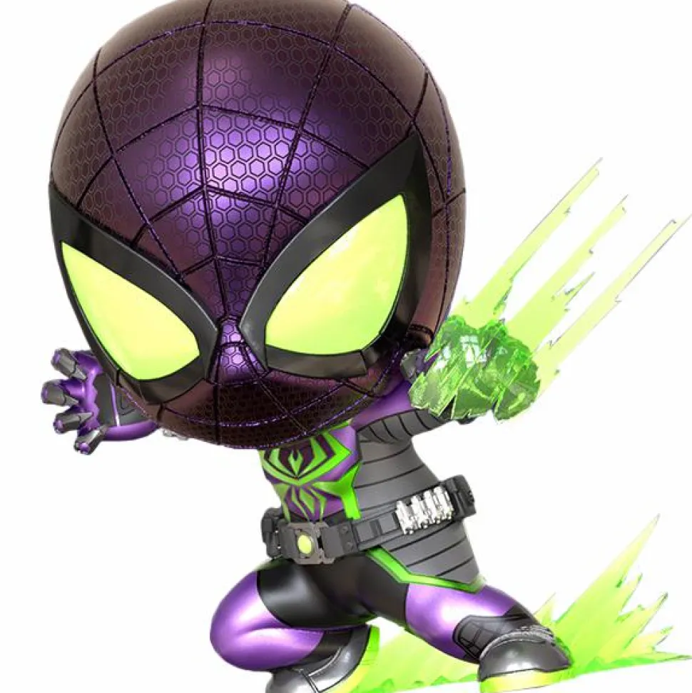 Marvel’s Spider-Man: Miles Morales - Miles Morales Purple Reign Suit Cosbaby (S) Hot Toys Figure