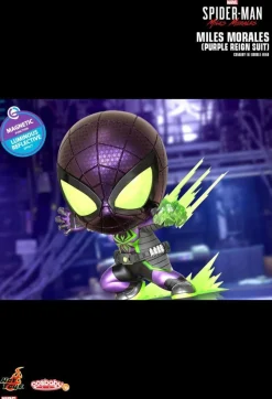 Marvel’s Spider-Man: Miles Morales - Miles Morales Purple Reign Suit Cosbaby (S) Hot Toys Figure