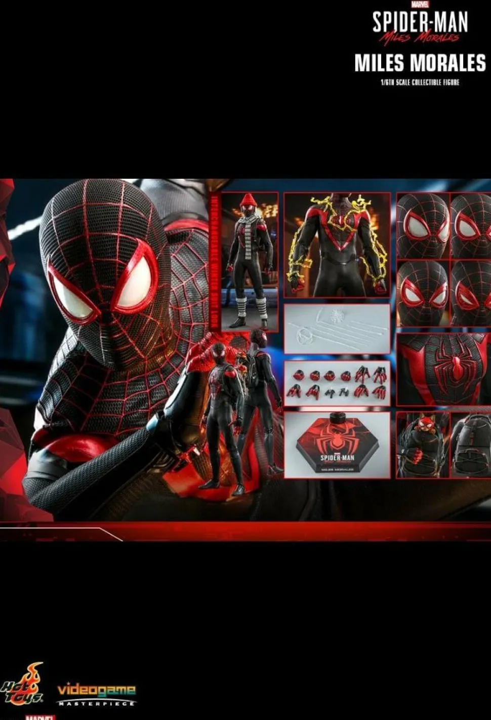 Marvel’s Spider-Man: Miles Morales - Miles Morales 1/6th Scale Hot Toys Action Figure