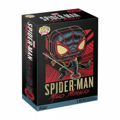 Marvel's Spider-Man: Miles Morales - Miles Morales Pop! Tees Unisex Black T-Shirt