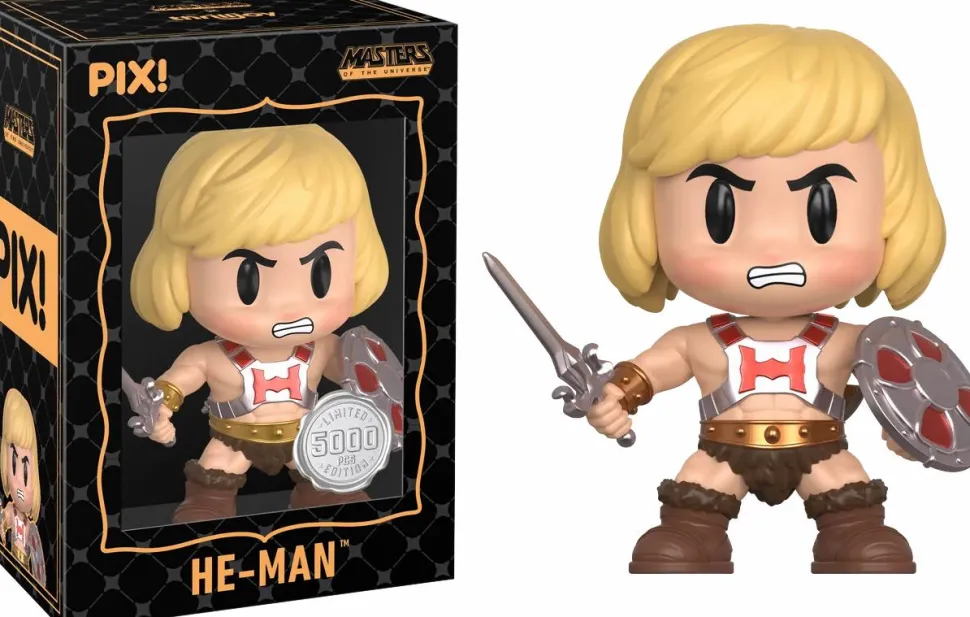 Masters of the Universe - He-Man Pix! Vinyl Figure (with Faker CHASE & He-Man Slime Super CHASE)