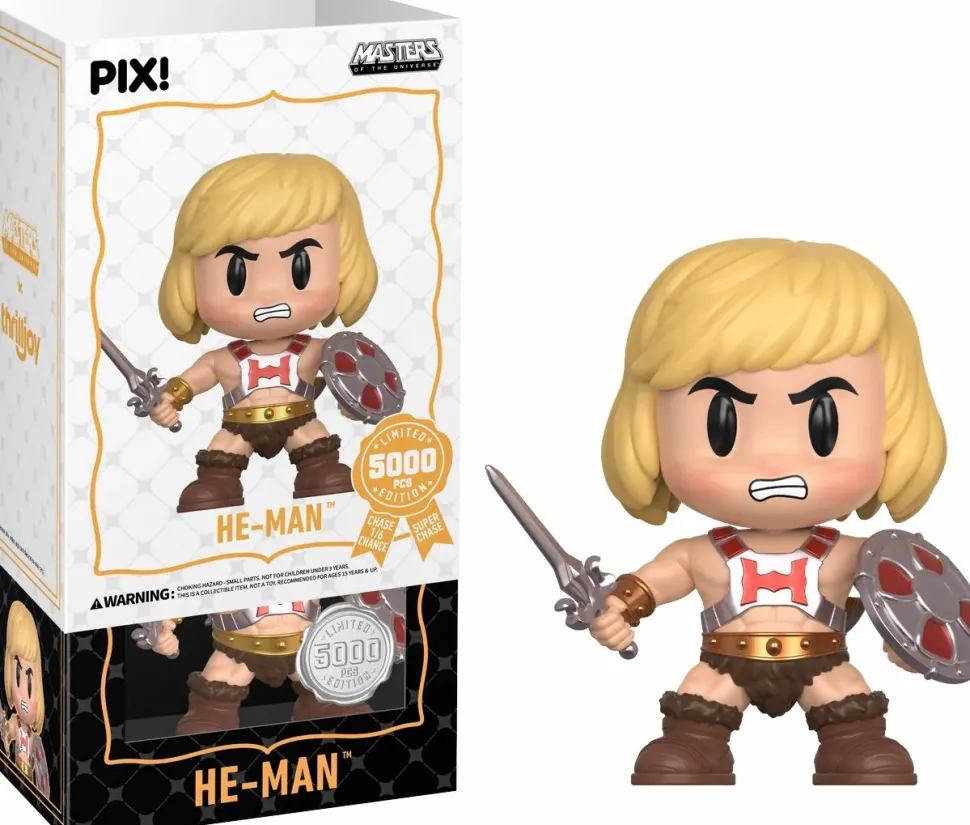 Masters of the Universe - He-Man Pix! Vinyl Figure (with Faker CHASE & He-Man Slime Super CHASE)