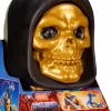 Masters of the Universe - He-Man Mini Action Figure with Jet Sled Skeletor Skull Case Construction Playset