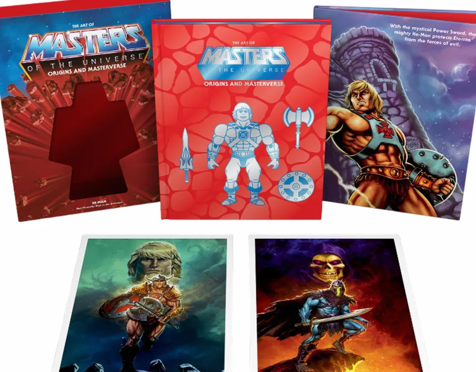Masters of the Universe - The Art of Masters of the Universe: Origins and Masterverse Deluxe Edition Hardcover Book
