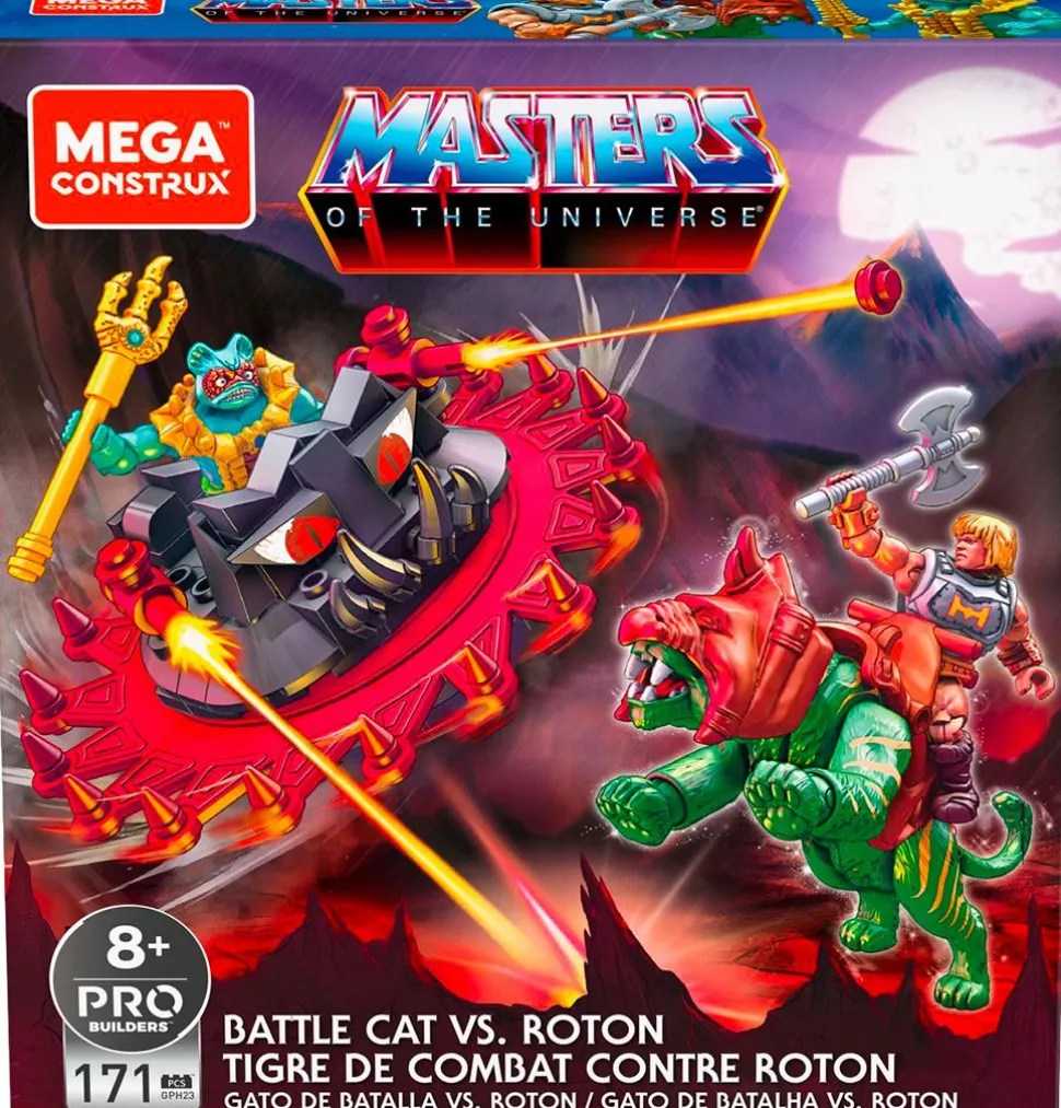 Masters of the Universe - Battle Cat vs. Roton Mega Construx Construction Playset (173 Pieces)