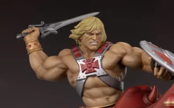 Masters of the Universe - He-Man & Battle Cat Classic Deluxe 23” Maquette Statue