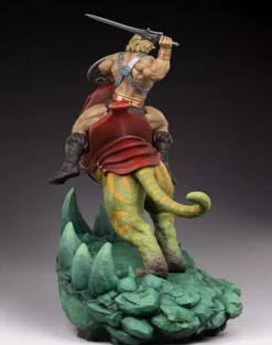 Masters of the Universe - He-Man & Battle Cat Classic Deluxe 23” Maquette Statue
