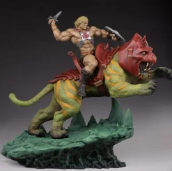 Masters of the Universe - He-Man & Battle Cat Classic Deluxe 23” Maquette Statue