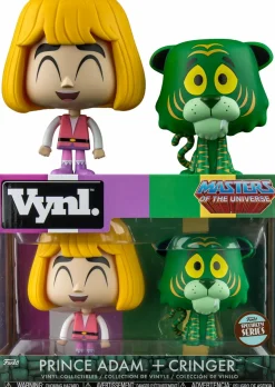 Masters of the Universe - Prince Adam & Cringer Vynl. Vinyl Figure 2-Pack
