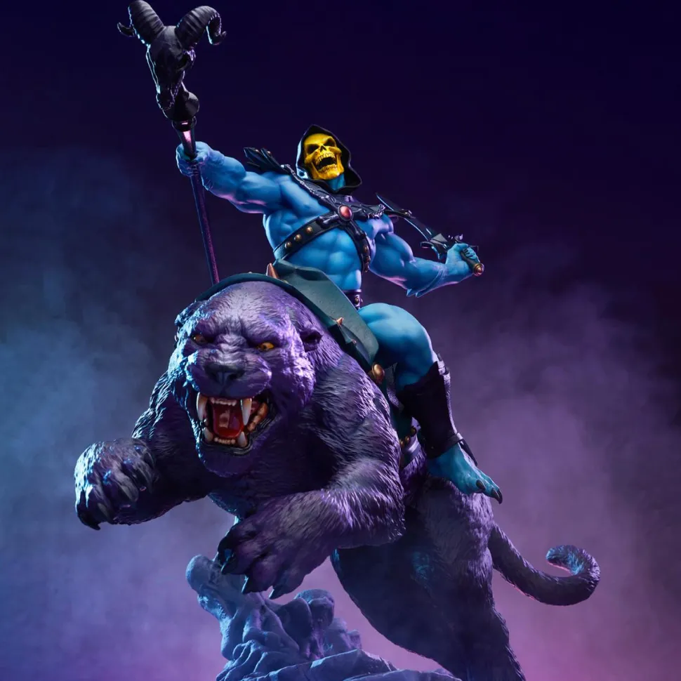 Masters of the Universe - Skeletor & Panthor 1/6th Scale Maquette Statue
