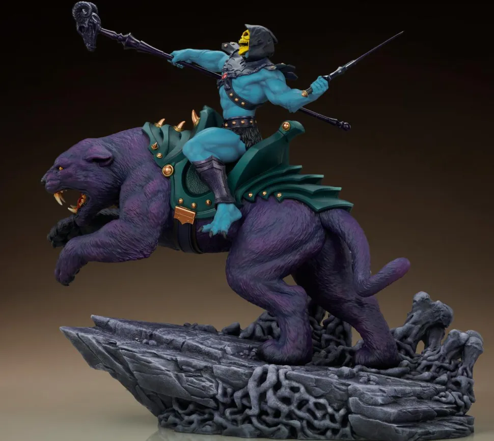 Masters of the Universe - Skeletor & Panthor 1/6th Scale Maquette Statue