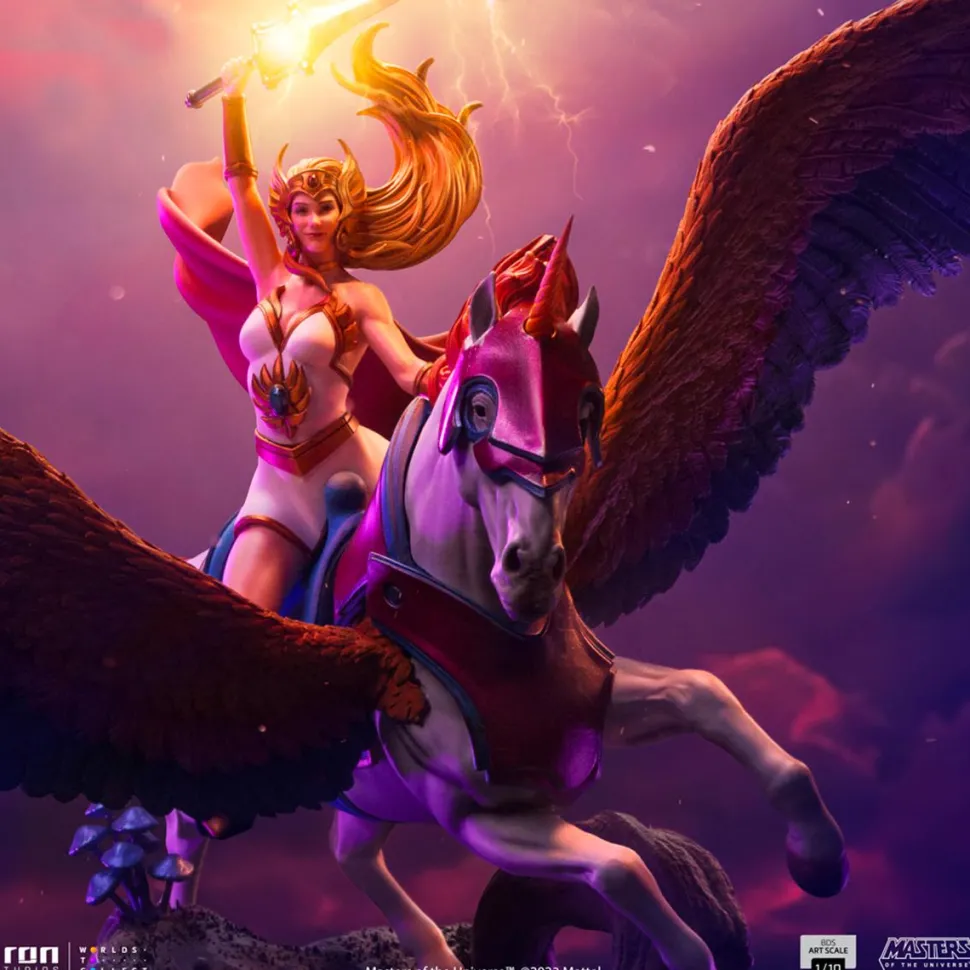 Masters of the Universe - She-Ra & Swift Wind 1/10th Scale Statue