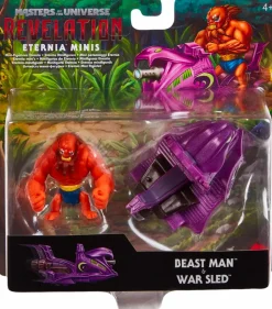 Masters of the Universe: Revelation - Beast Man & War Sled Eternia Minis 3” Scale Mini Action Figure 2-Pack