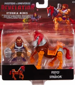 Masters of the Universe: Revelation - Fisto & Stridor Eternia Minis 3” Scale Mini Figure 2-Pack **Non-Mint Packaging**