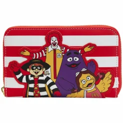 McDonald’s - Ronald and Friends 4” Faux Leather Zip-Around Wallet