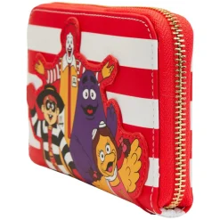 McDonald’s - Ronald and Friends 4” Faux Leather Zip-Around Wallet