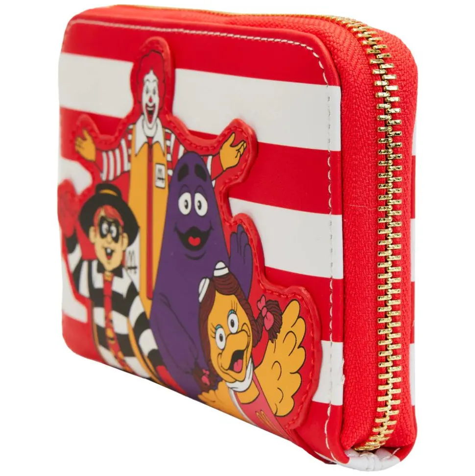 McDonald’s - Ronald and Friends 4” Faux Leather Zip-Around Wallet