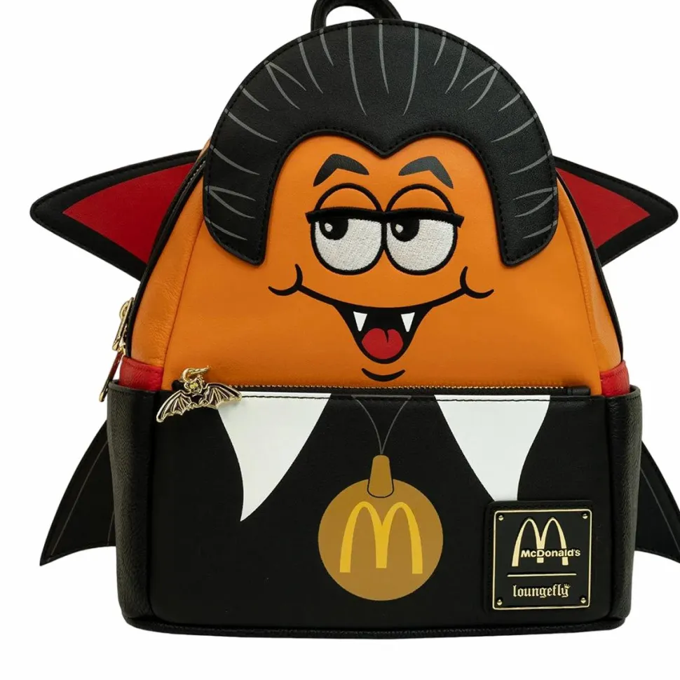 McDonald's - Vampire McNugget Cosplay 10" Faux Leather Mini Backpack