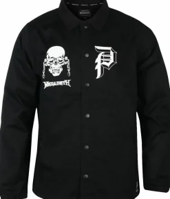 Megadeth - Megadeth x Primitive Rattlehead Coach Black Jacket