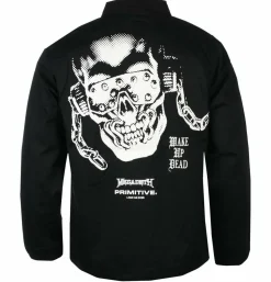 Megadeth - Megadeth x Primitive Rattlehead Coach Black Jacket