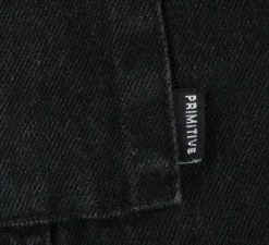Megadeth - Megadeth x Primitive Countdown Two-Fer Black Denim Jacket